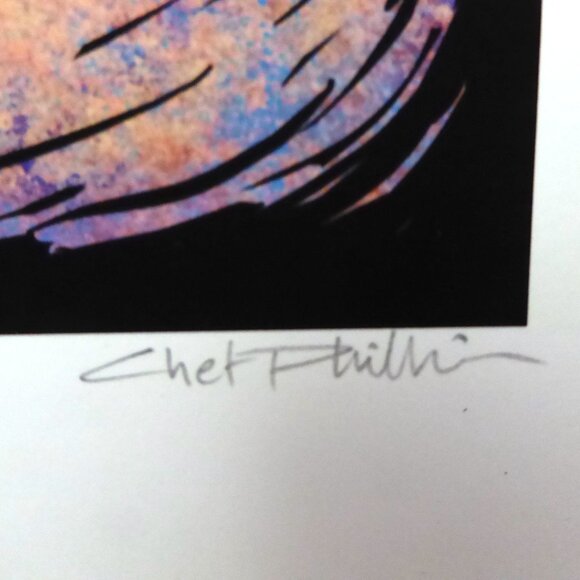 “CONSCIENCE” DEVIL ON SHOULDER FRAMED SIGNED ARTWORK PRINT BY CHET PHILLIPS - Picture 7 of 7